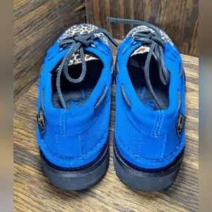 Sperry | Shoes | Sperry X Pleasures Blue Leopard Print New 